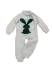 Load image into Gallery viewer, Green Bunny romper
